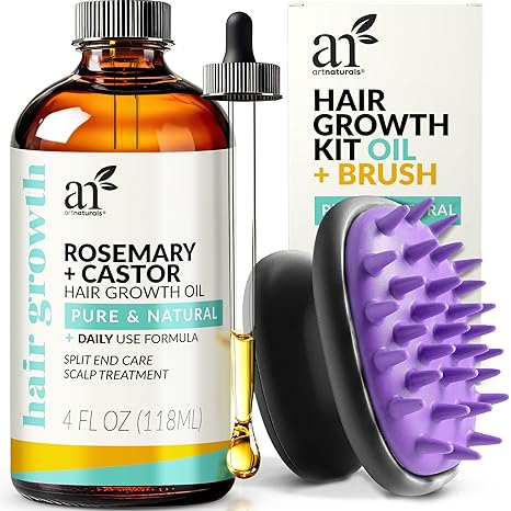 ArtNaturals Organic Rosemary & Castor Hair Growth Oil