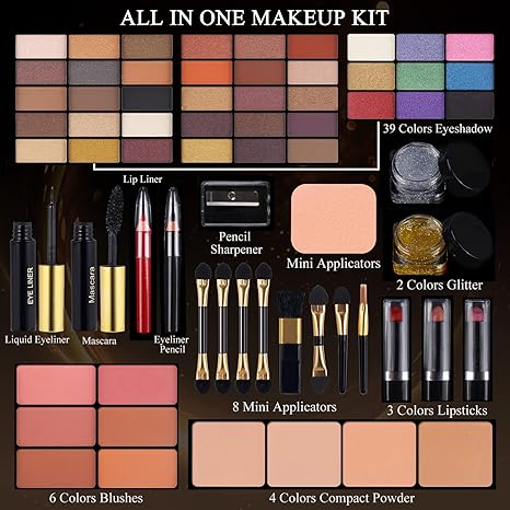 Professional Makeup Kit for Women Full Kit with Mirror