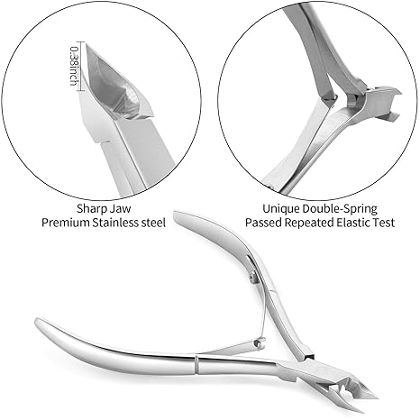 Cuticle Trimmer with Cuticle Pusher and Cutter
