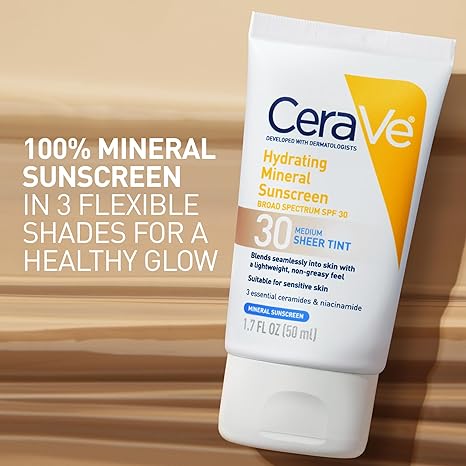 CeraVe Hydrating Mineral Sunscreen